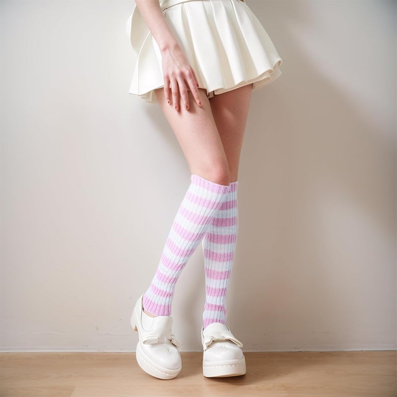 Insdark Goth Leg Warmers Women Japanese Gothic Y2k Harajuku Grunge Emo Punk 80s - Image 3